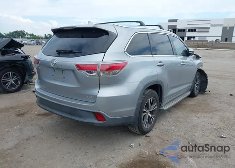 2016 Toyota Highlander Xle V6 из США, поврежденный, VIN 5TDKKRFH3GS146873